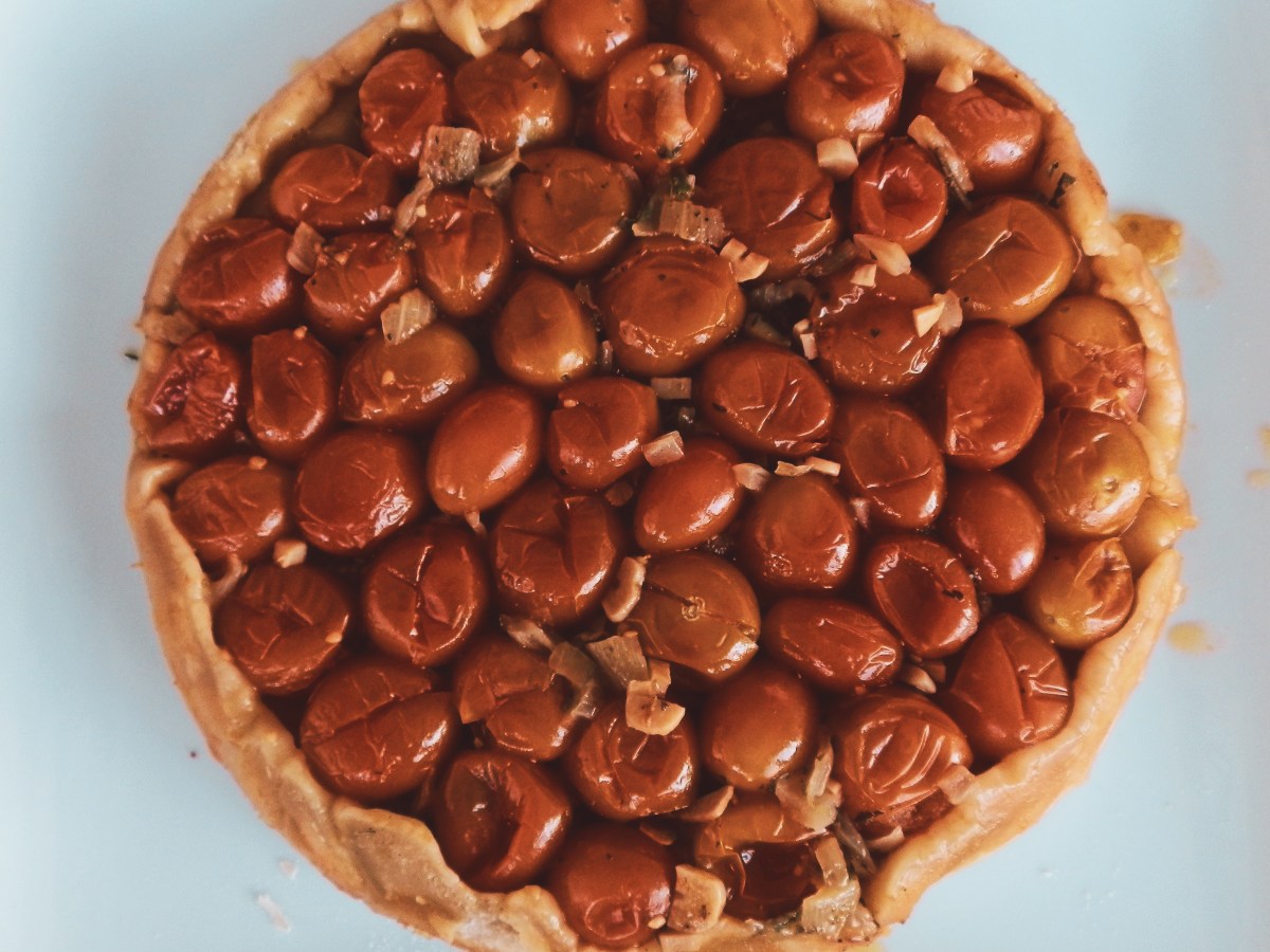 TARTALETA DE TOMATES&nbsp;CHERRY